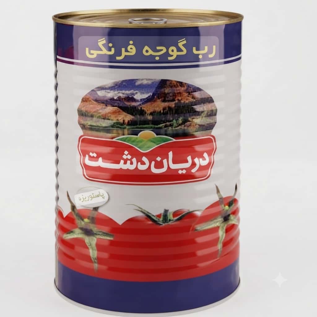 رب گوجه فرنگی دریان دشت با فرآیند تولید دقیق و ترکیب مطلوب